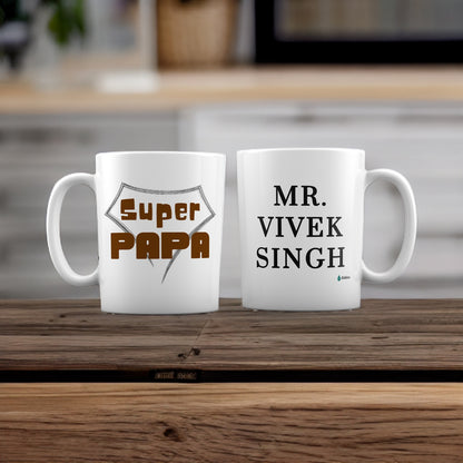 Super Papa Personalised Mug