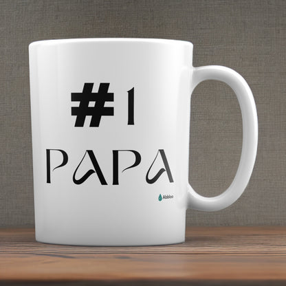#1 Papa Personalised Mug