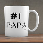 #1 Papa Personalised Mug