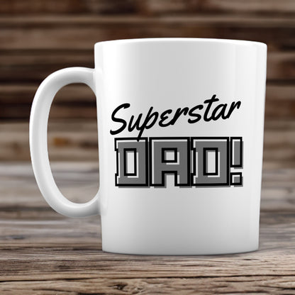Super Star Daddy Personalised Mug