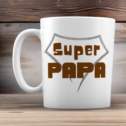 Super Papa Personalised Mug