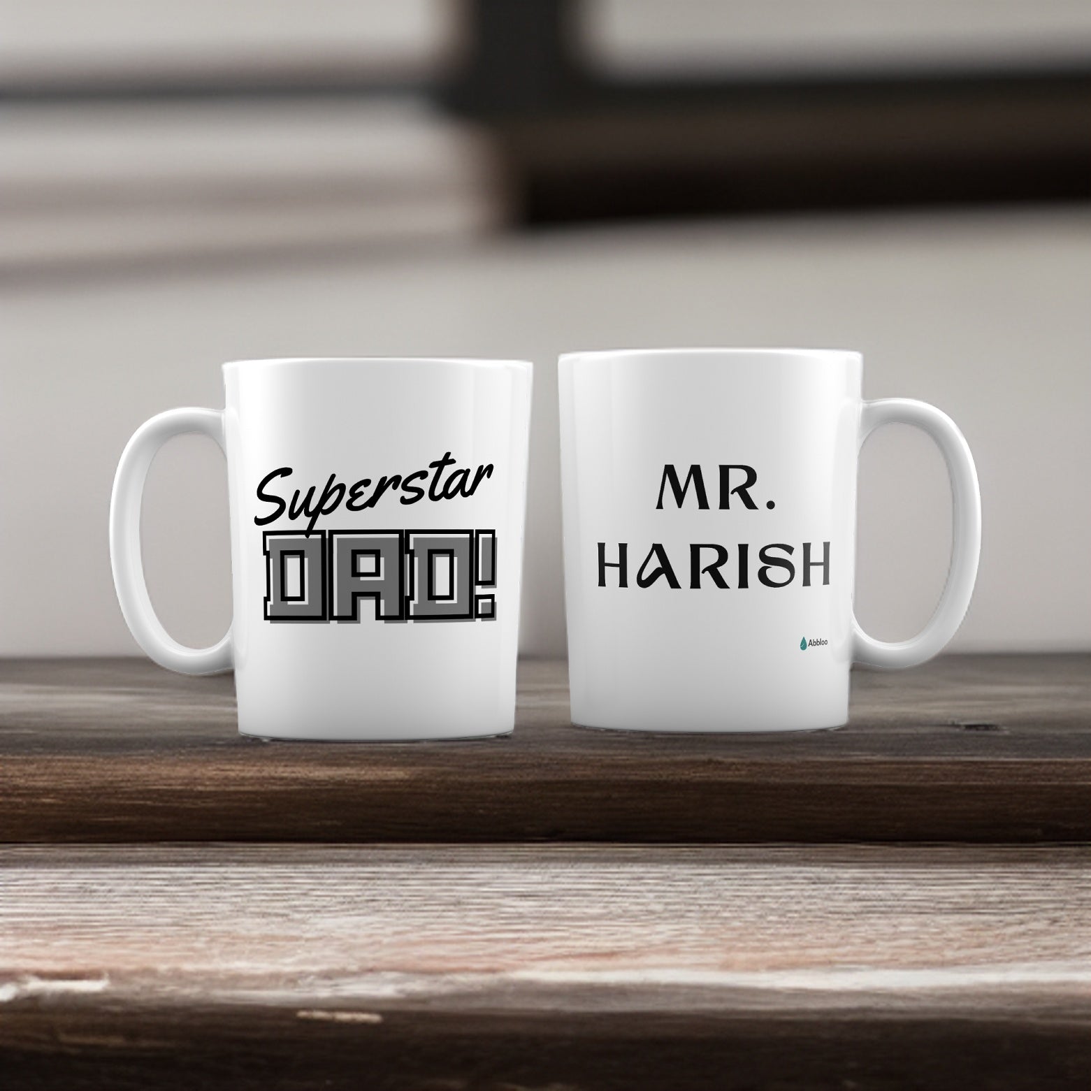 Super Star Daddy Personalised Mug