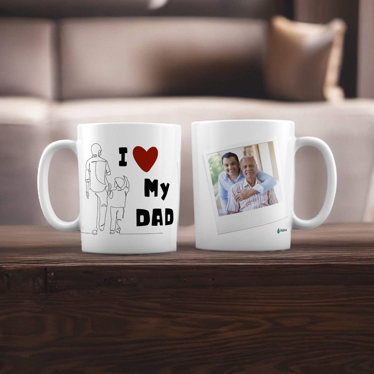 I Love My Daddy Personalised Mug