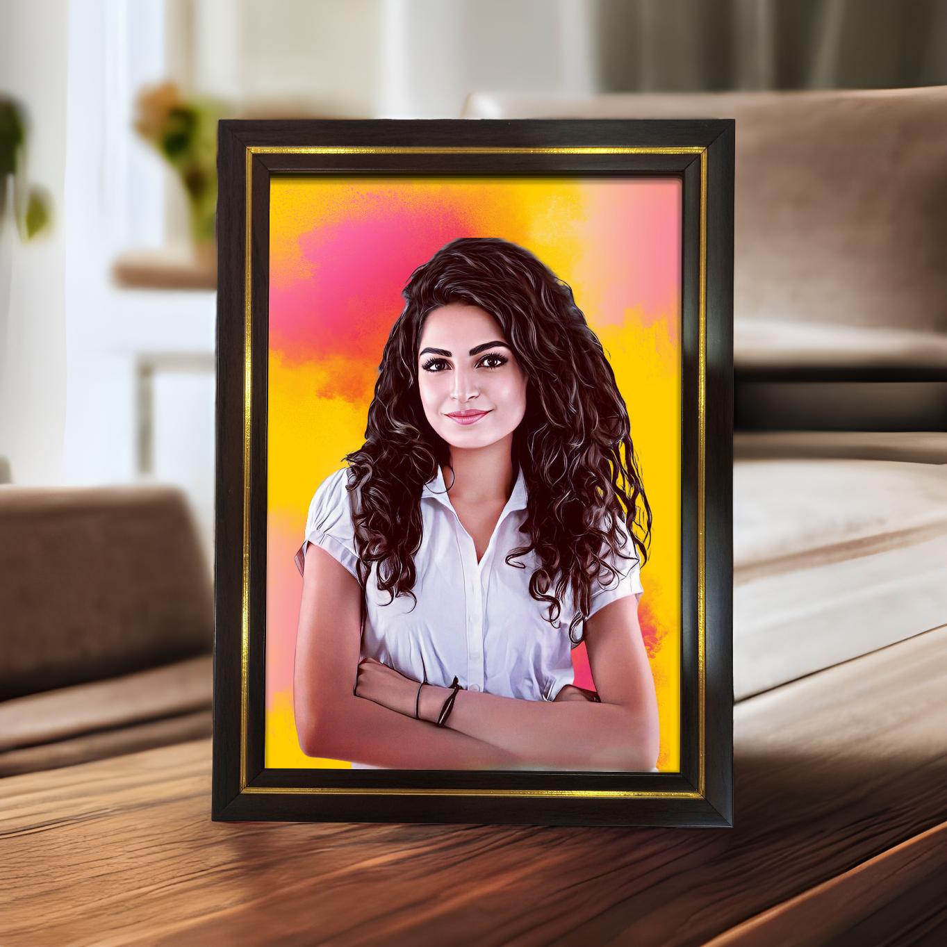 Oil Painting Photo Frame