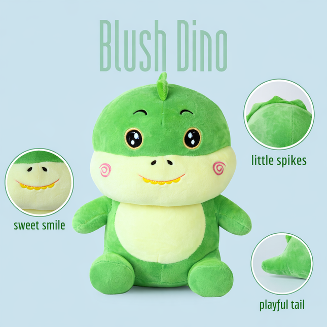 Ultra-Soft Dinosaur Stuffed Animal  -Plush Toy – 10-inch