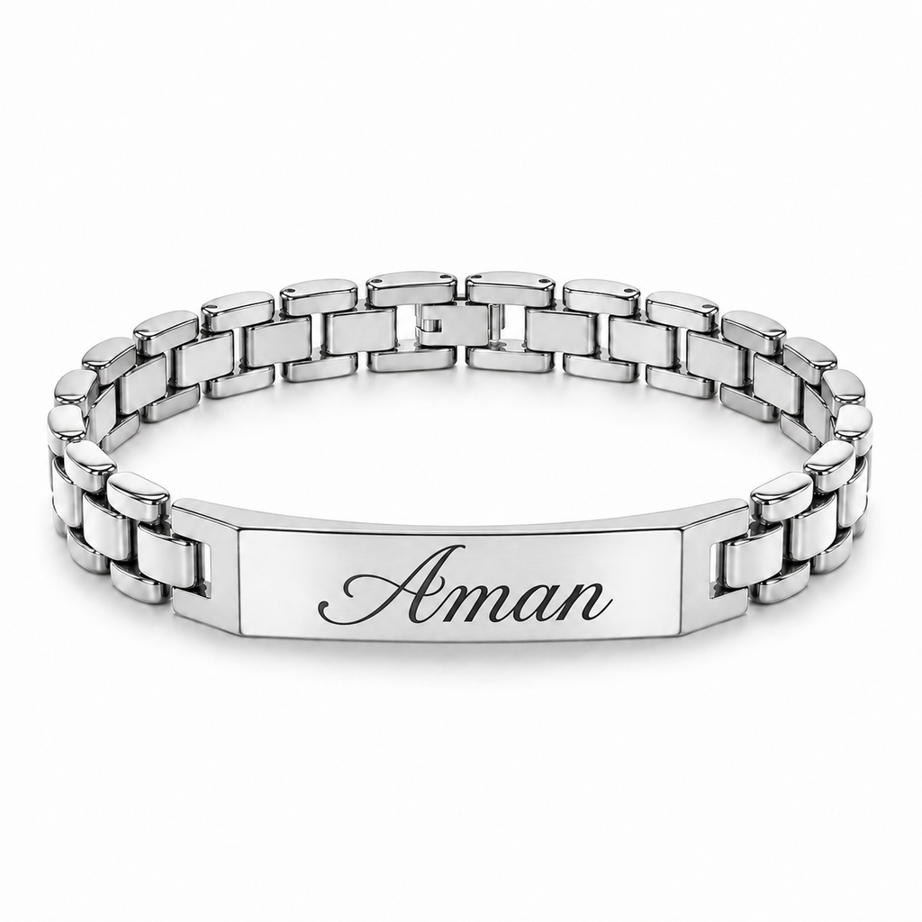 Dazzle Name Engrave Bracelet