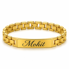 Dazzle Name Engrave Bracelet