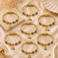 Personalized Evil Eye Initial Bracelet