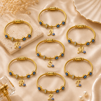 Personalized Evil Eye Initial Bracelet