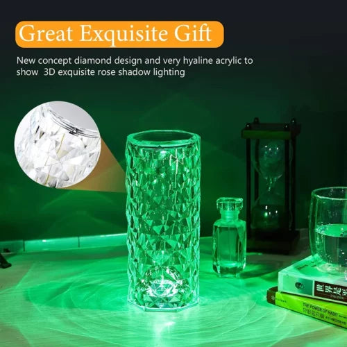 Crystal Diamond Table Lamp