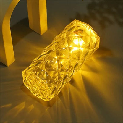 Crystal Diamond Table Lamp