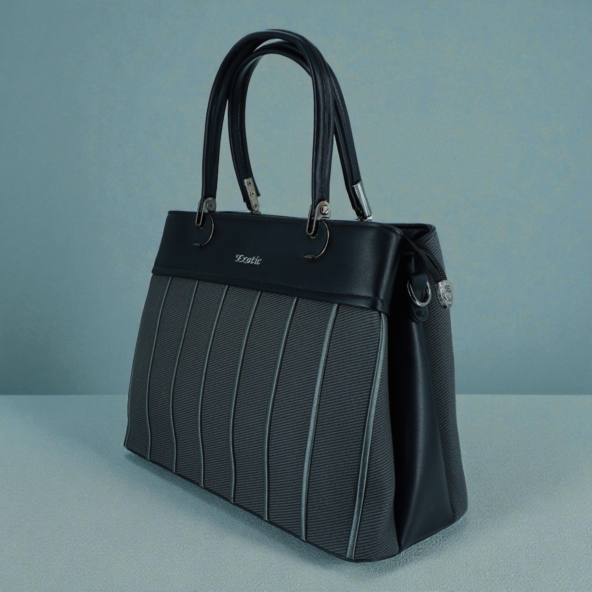 EXOTIC® Black PU Leather Women Handbags