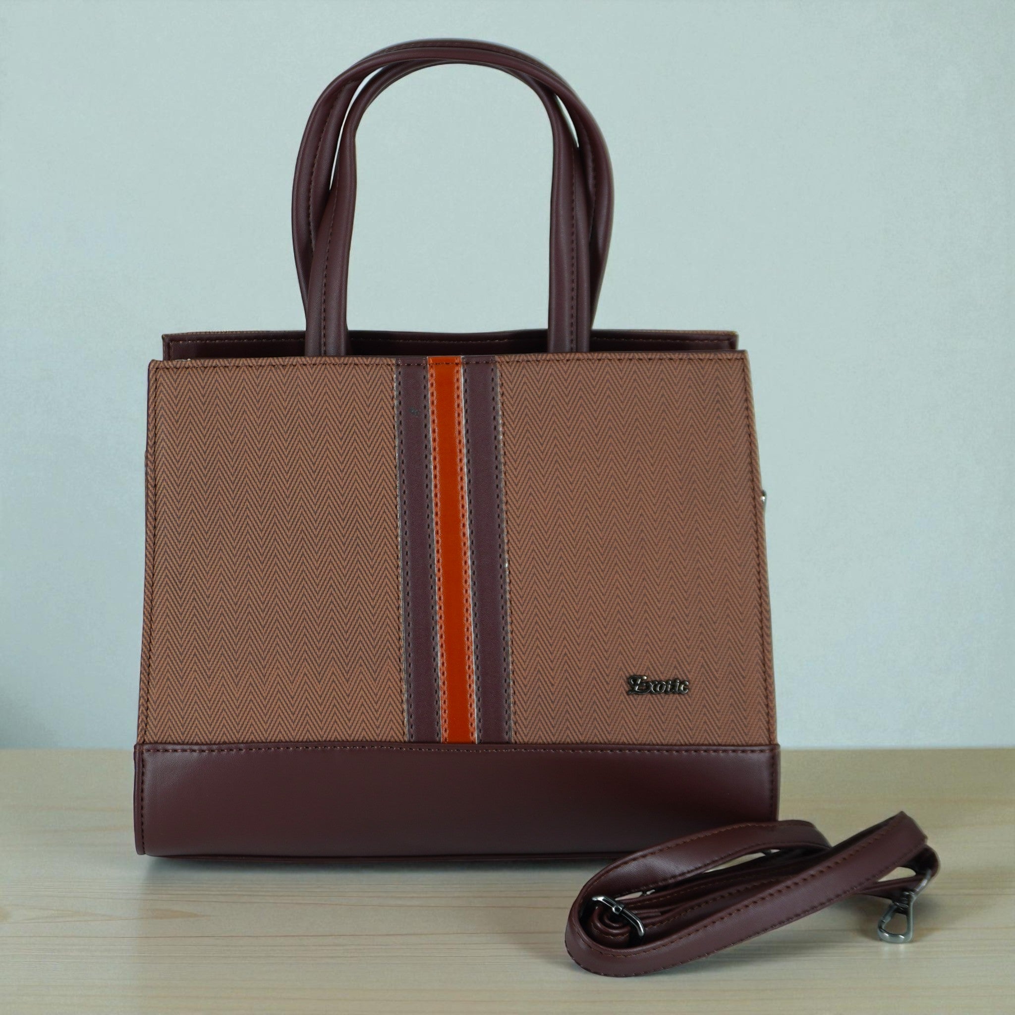EXOTIC Premium® Women's Structured Handheld Bag with Fringed