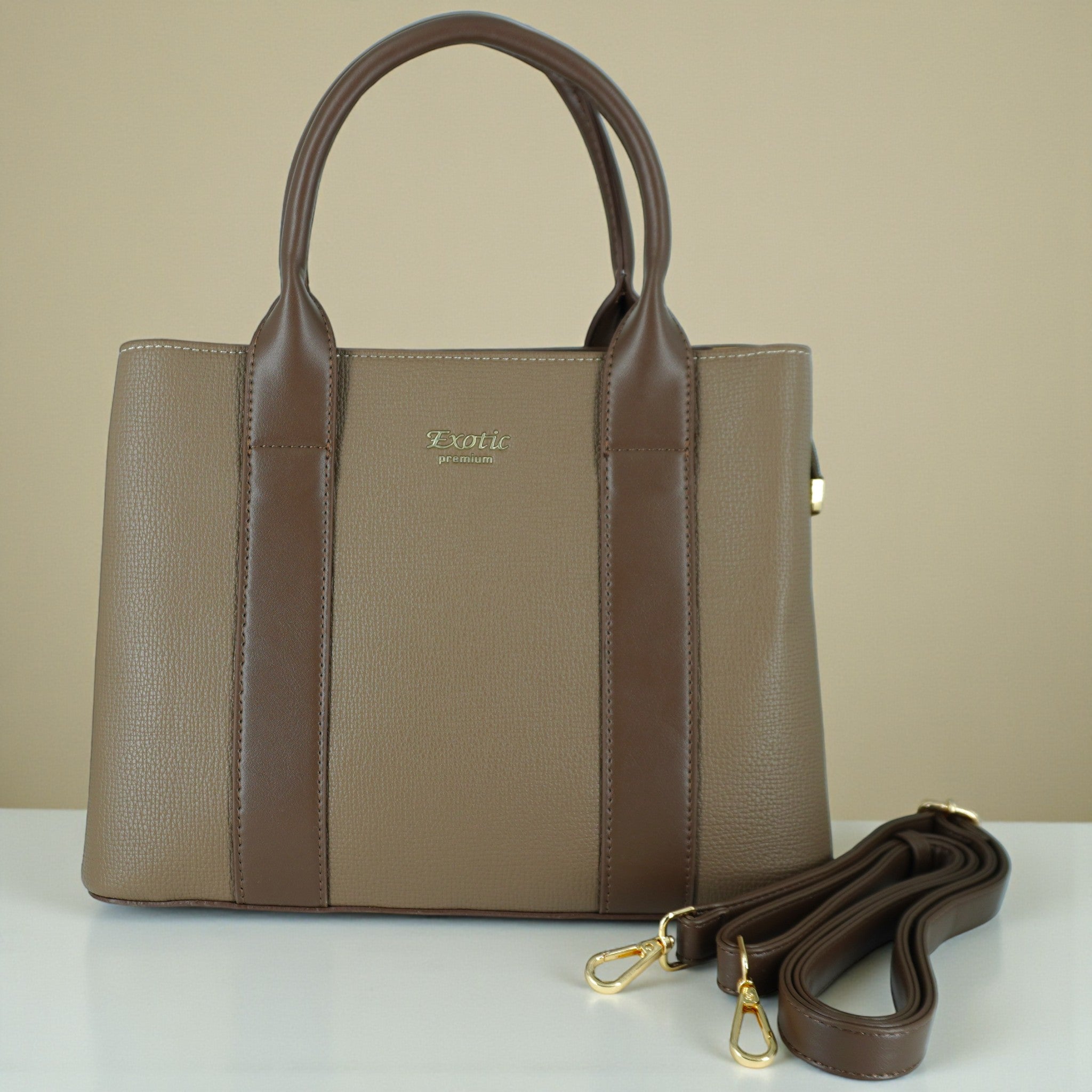 EXOTIC® Premium Ivory Chic Edition Urban Luxe Hand & Sling Bag for Women