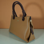EXOTIC® Premium Sophisticated Structured Handbag | with Dual Handles | Adjustable Strap | Spacious Compartments (Heritage Charm Collection)