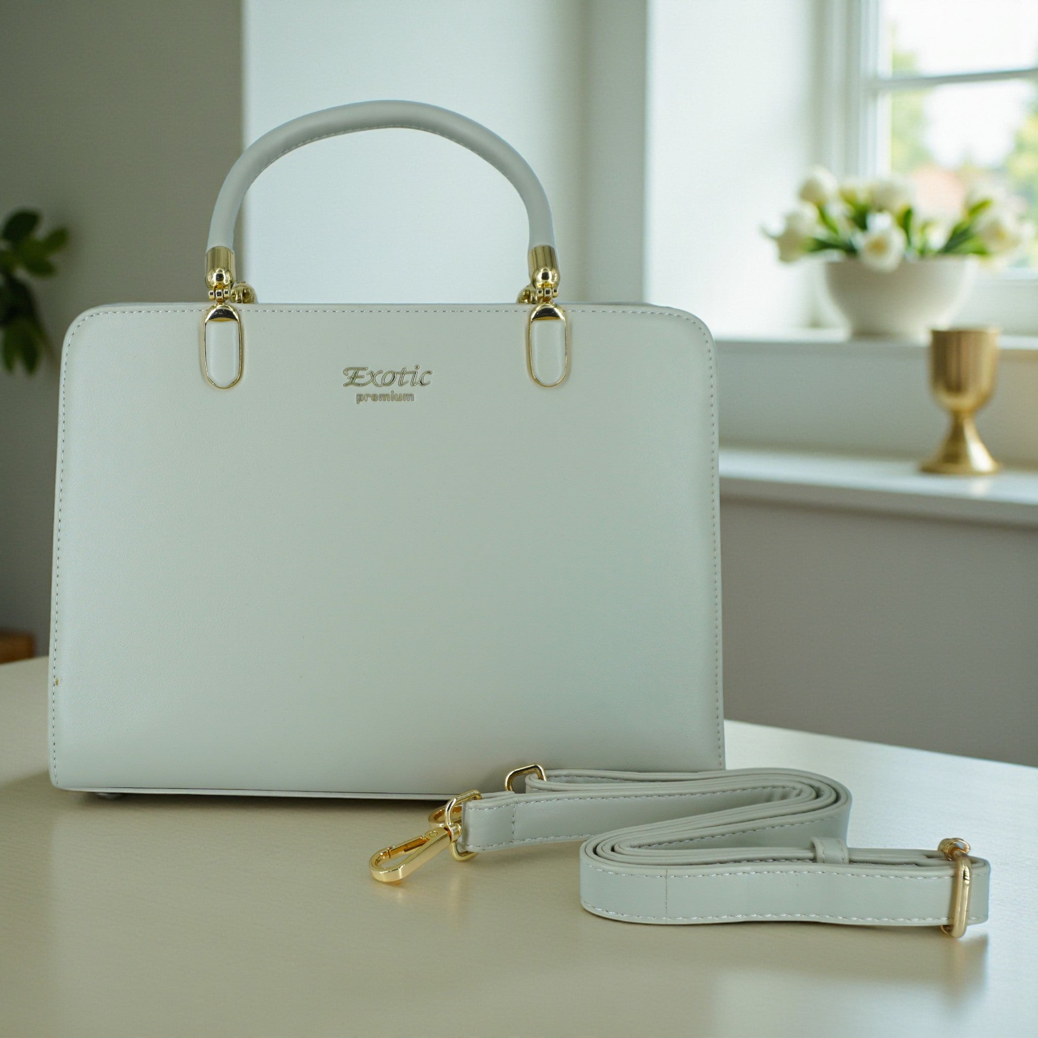 Exotic Textured Structured Handheld Bag