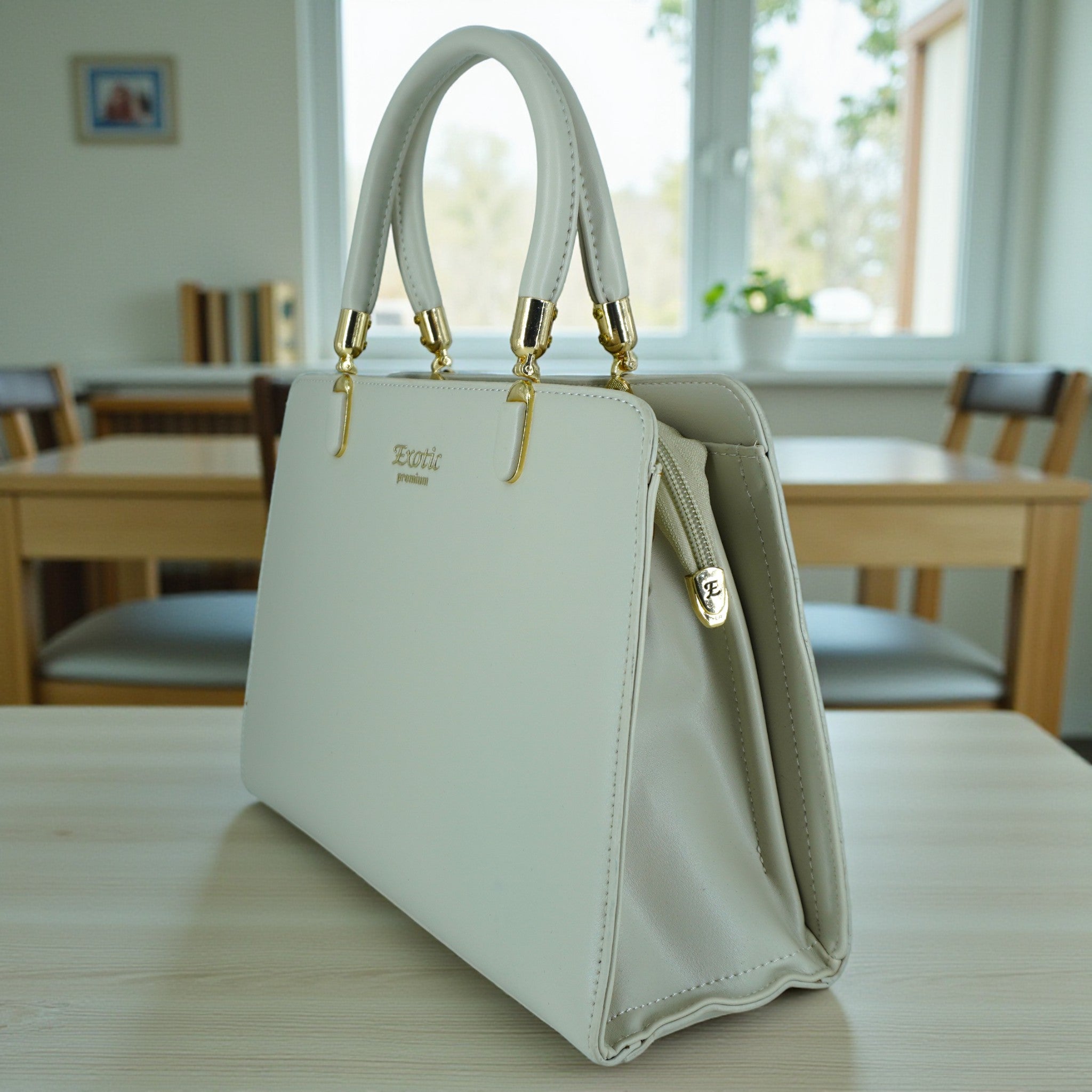 Exotic Textured Structured Handheld Bag