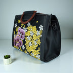 Designer Women's Embroidered Laptop Tote Bag