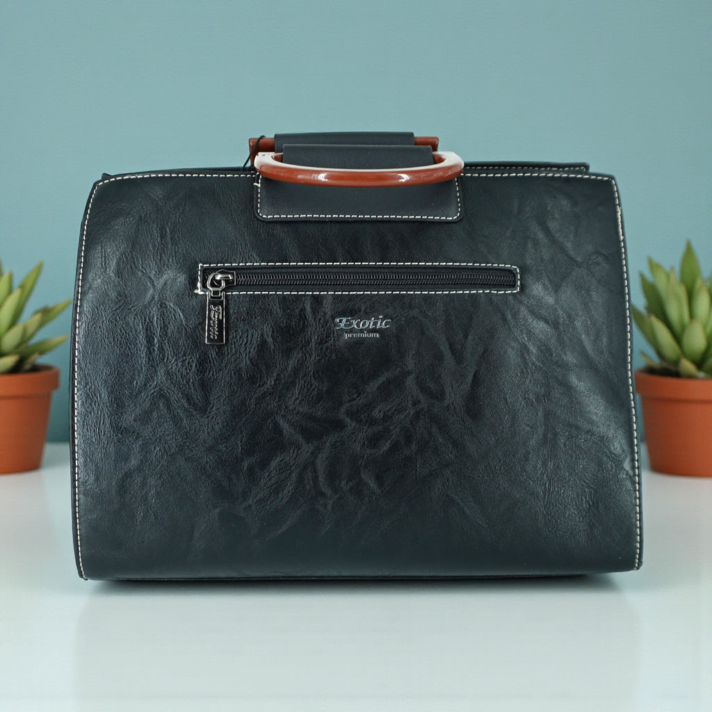 Designer Women's Embroidered Laptop Tote Bag