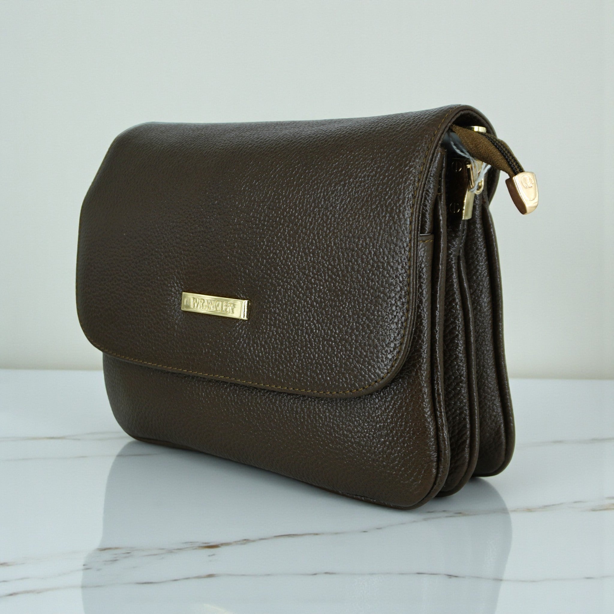 Teakwood Leather Women Structured Sling Bag
