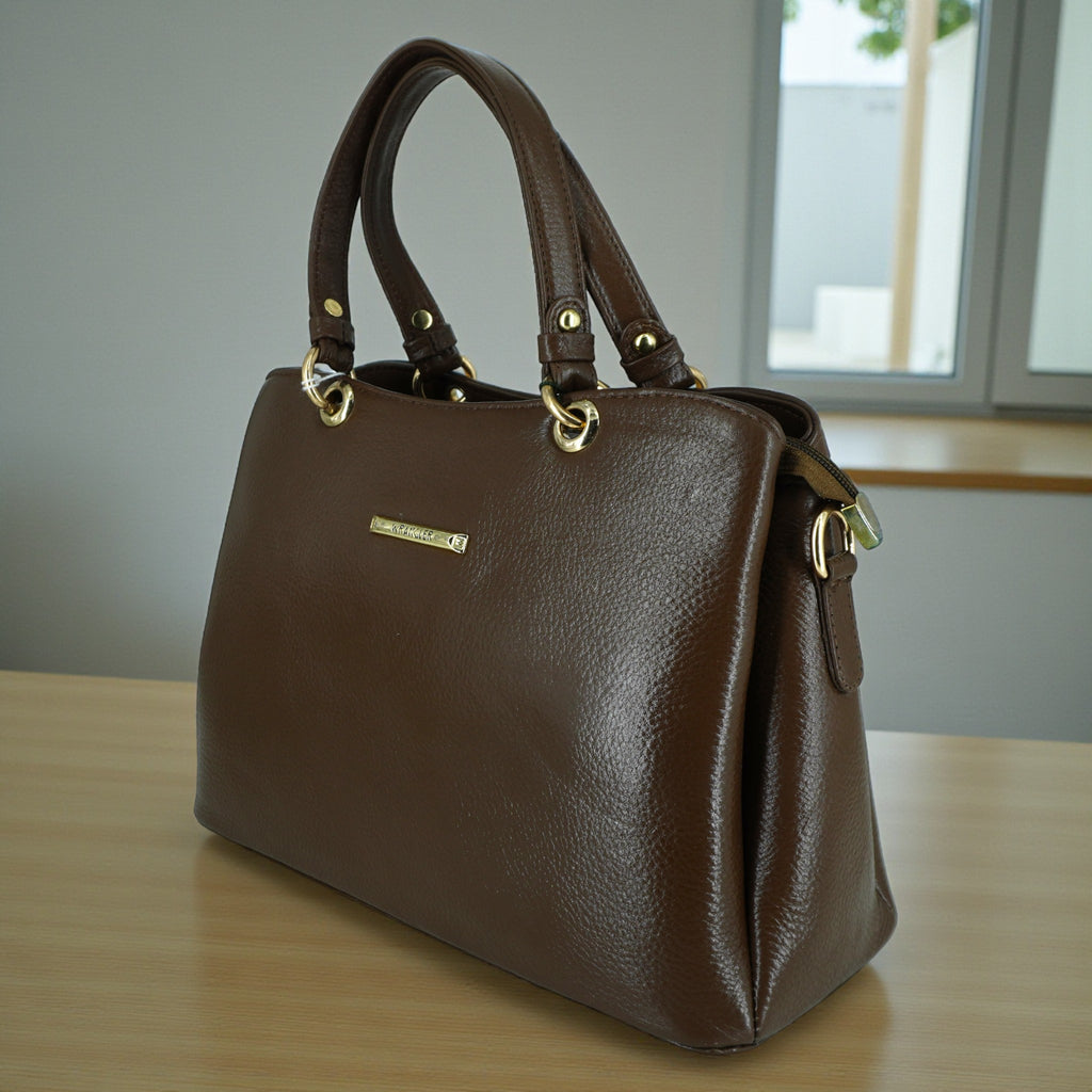Women Black Textured Structured Sling Bag