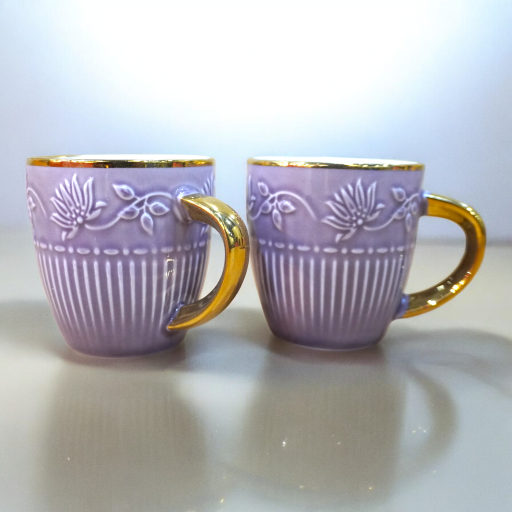 Lemon Tree Ceramic 6 Cup Set