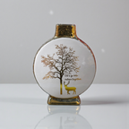Flower Vase Decorative Exquisite White Golden Ceramic Vase