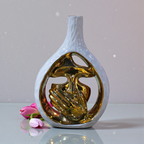 Decorative Flower Vase Showpiece in Ceramic