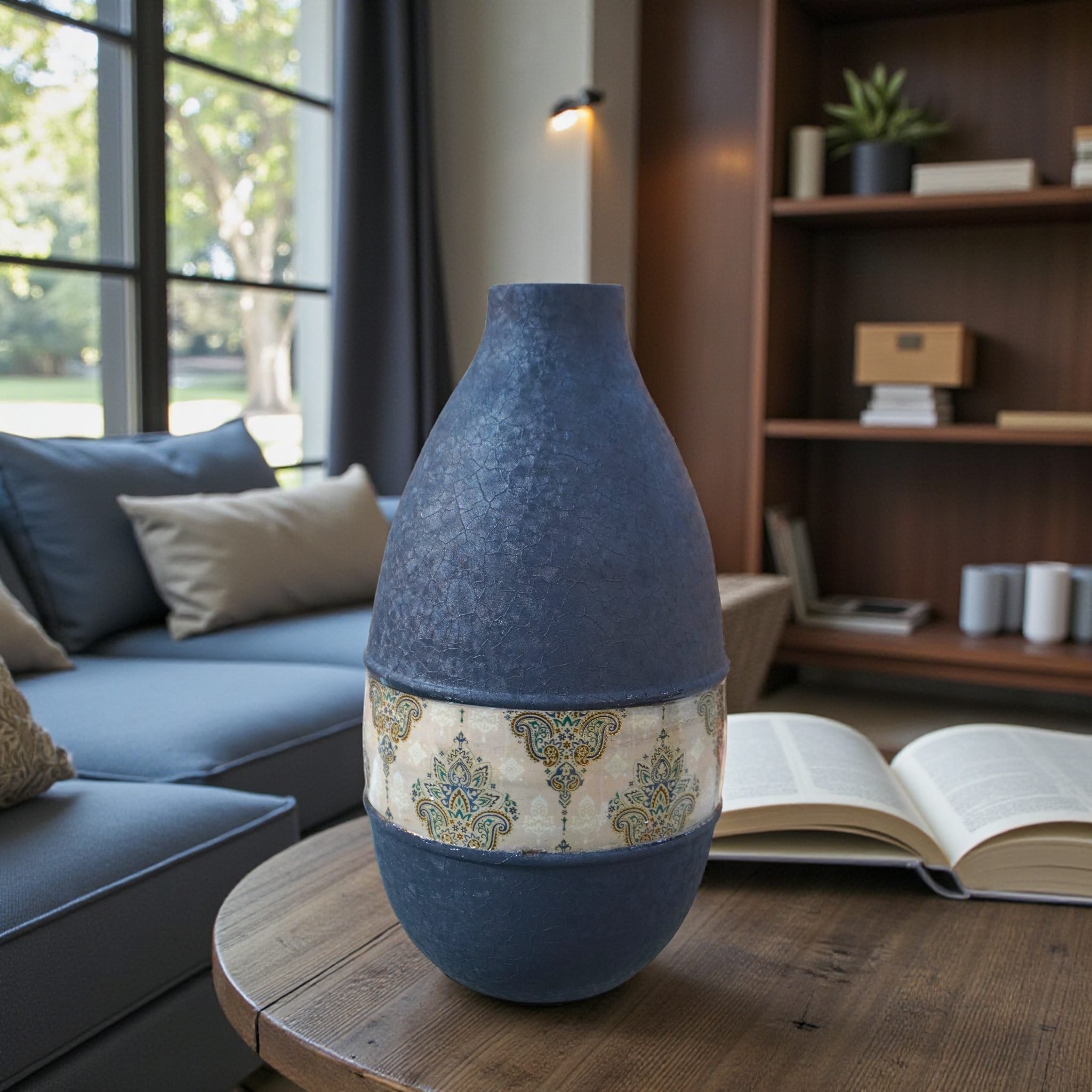 Metal Flower Vase