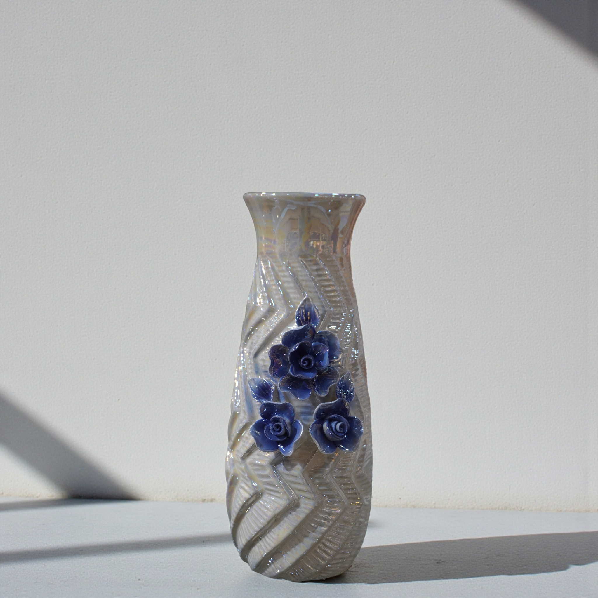 China Style Flower Vase Sculpture Flower Arrangement Floral 3D Daisy Vases Home Decoration