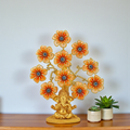 Ganapati Feng Shui Tree Of Life Showpiece  Eye Flowers Tree