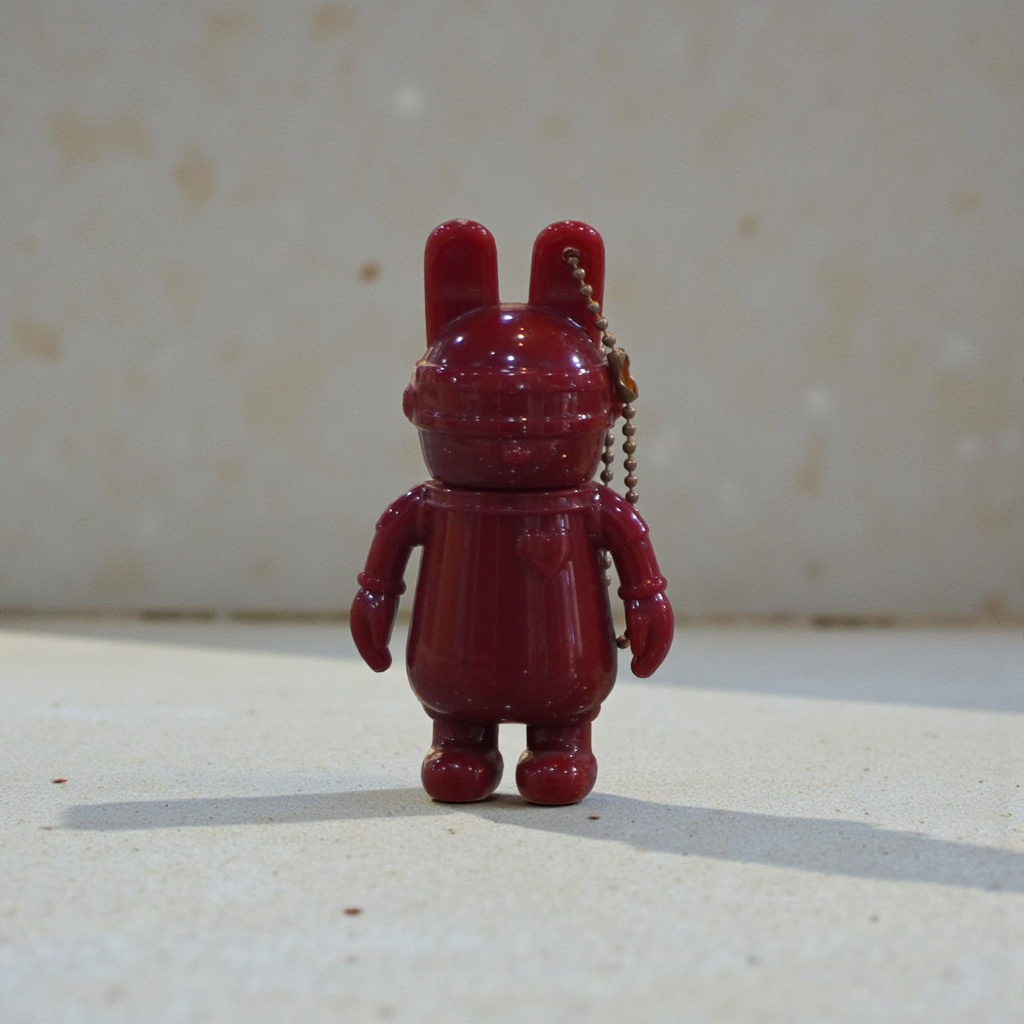 Lip Gloss Mini Bunny Lipstick with Charm Chain