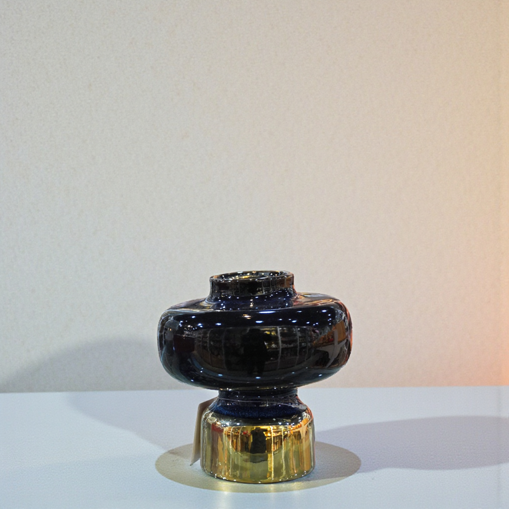 Marimekko Vase - Urn in Midnight Blue