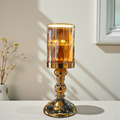 Gold Jia Pillar Candle Stand Lamp