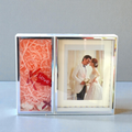 LED Photo Frame with Decorative Compartment,15cm x 20cm, Personalized/customized LED photo