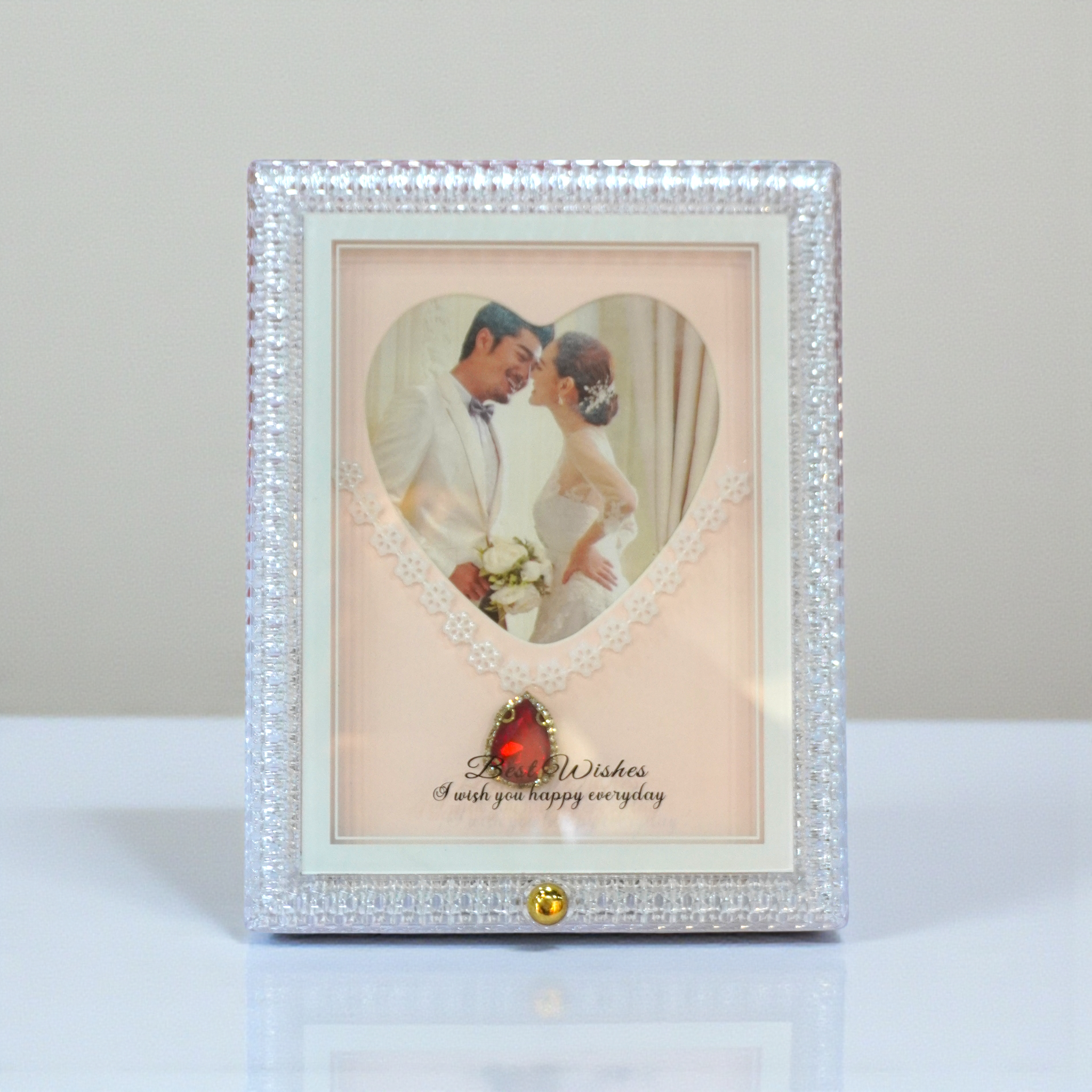 Brown Led Photo Frame, For Home, Size: 5x7 inch