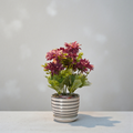Artificial Vintage Flower Bunch A Pot