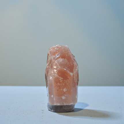 Collectible India Natural Himalayan Rock Salt Lamp Original Pink Crystal Table Lamp