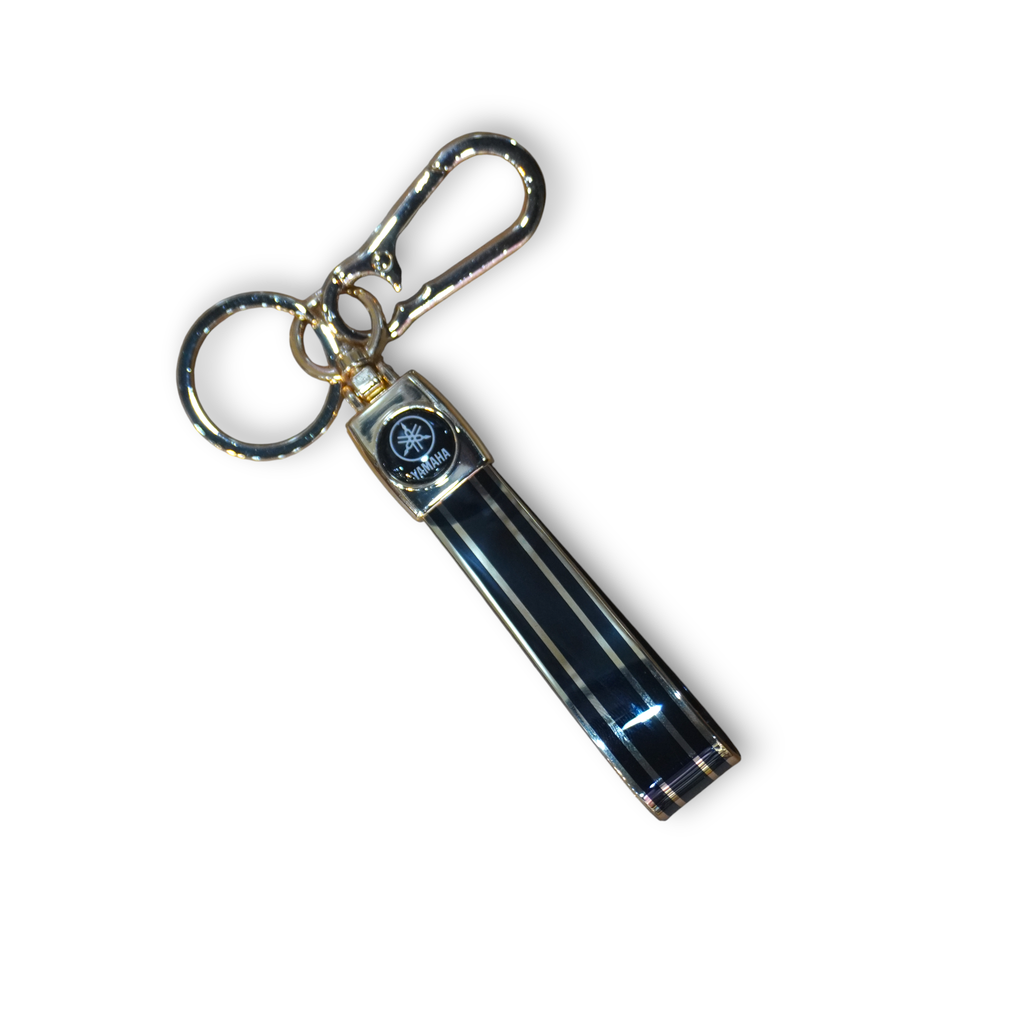 Yamaha Keychain with Golden Line