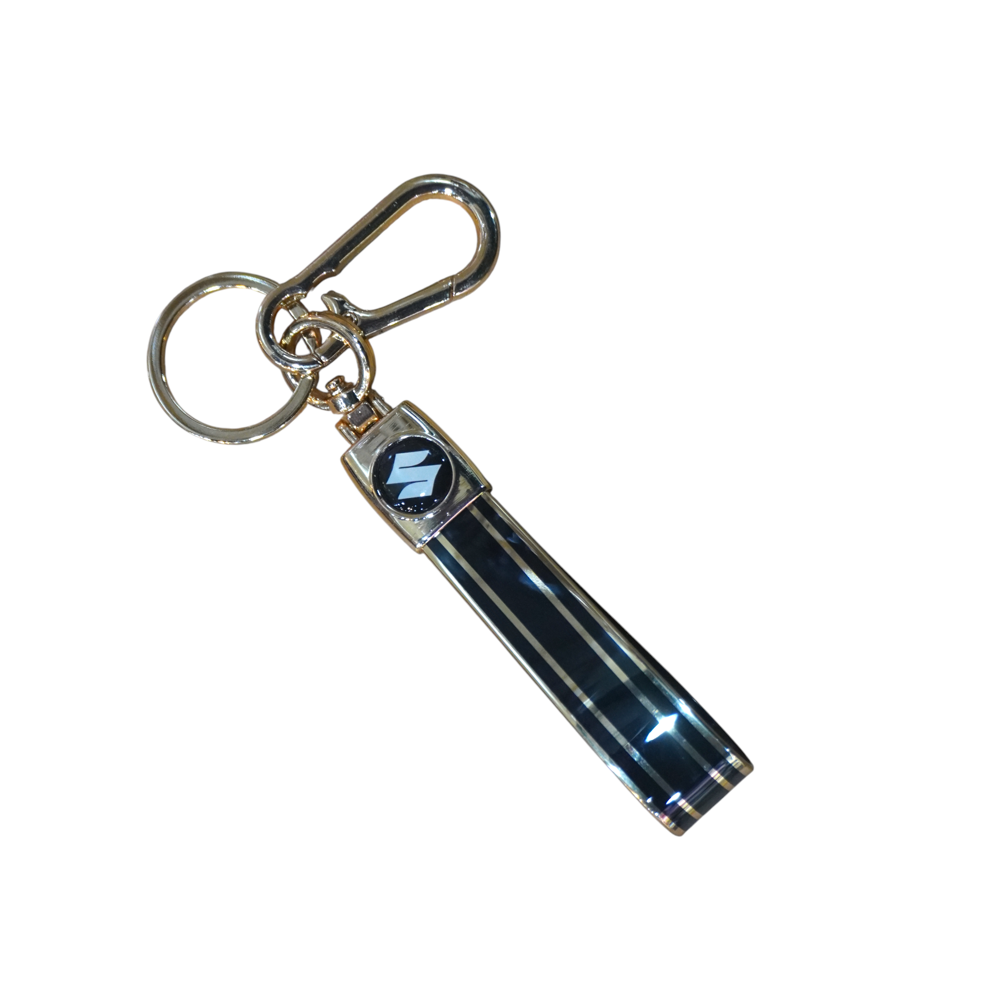 Suzuki Keychain with Golden Line