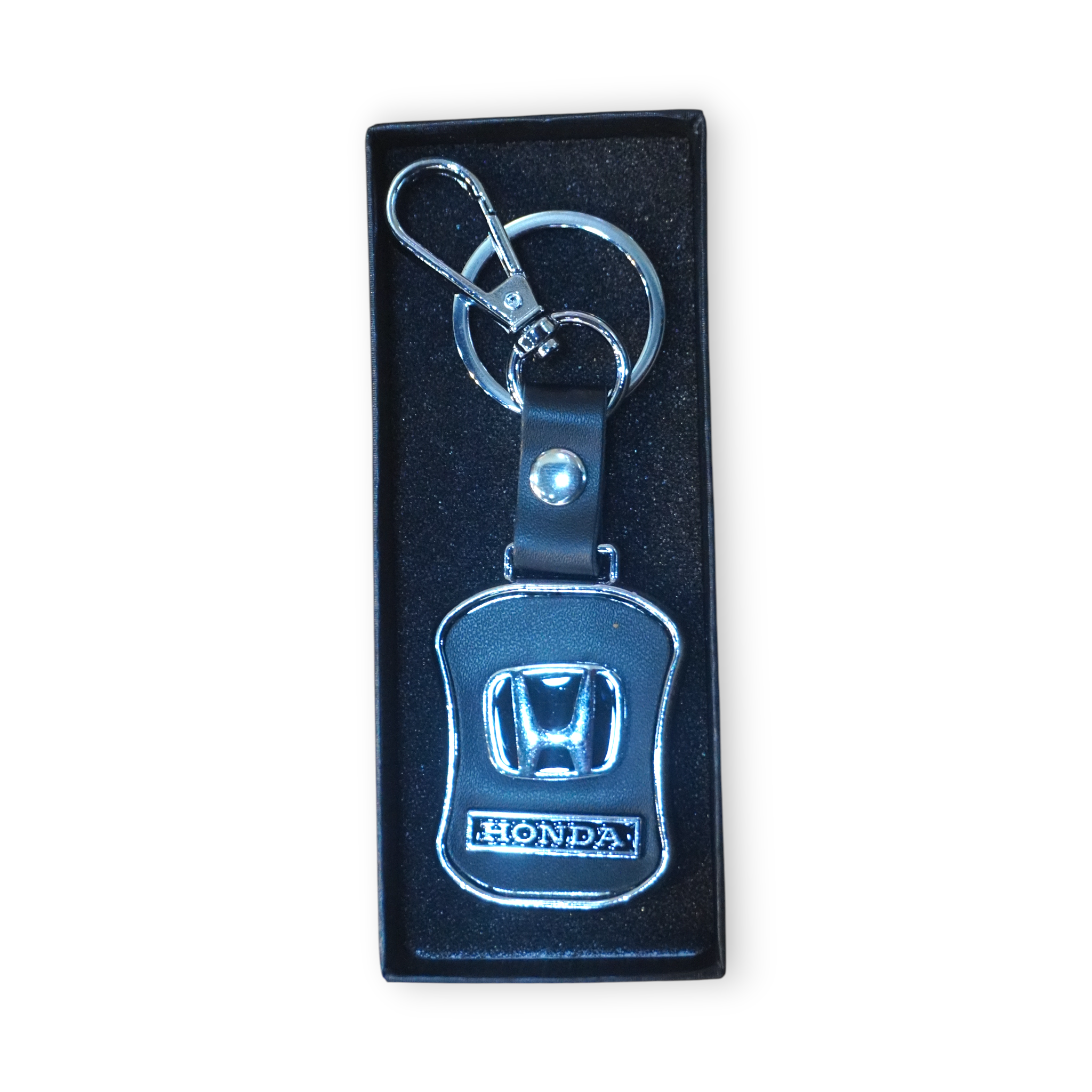 Honda Steal The Leather & Metal Keychain