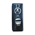 Toyota Steal The Leather & Metal Keychain