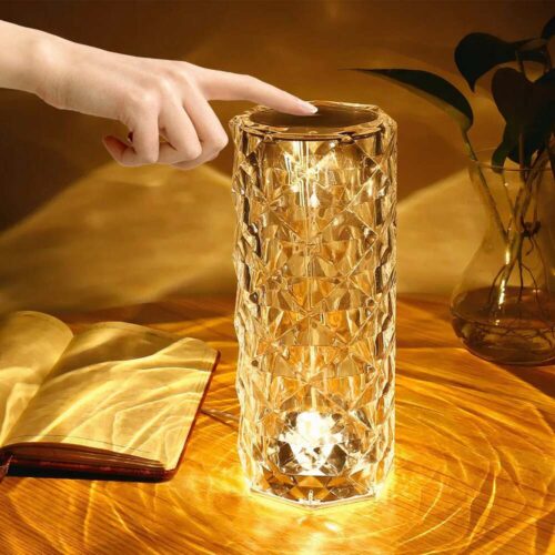 Crystal Diamond Table Lamp