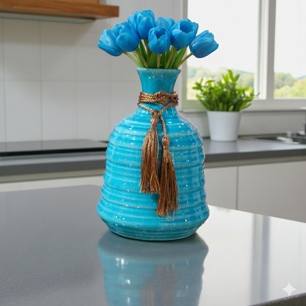 Simple Countertop Floral Set Decoration Flower Arrangement Flower Vase
