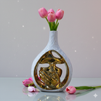 Decorative Flower Vase Showpiece in Ceramic