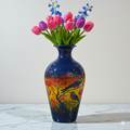 Decorative Enamel Paint Glass Vase