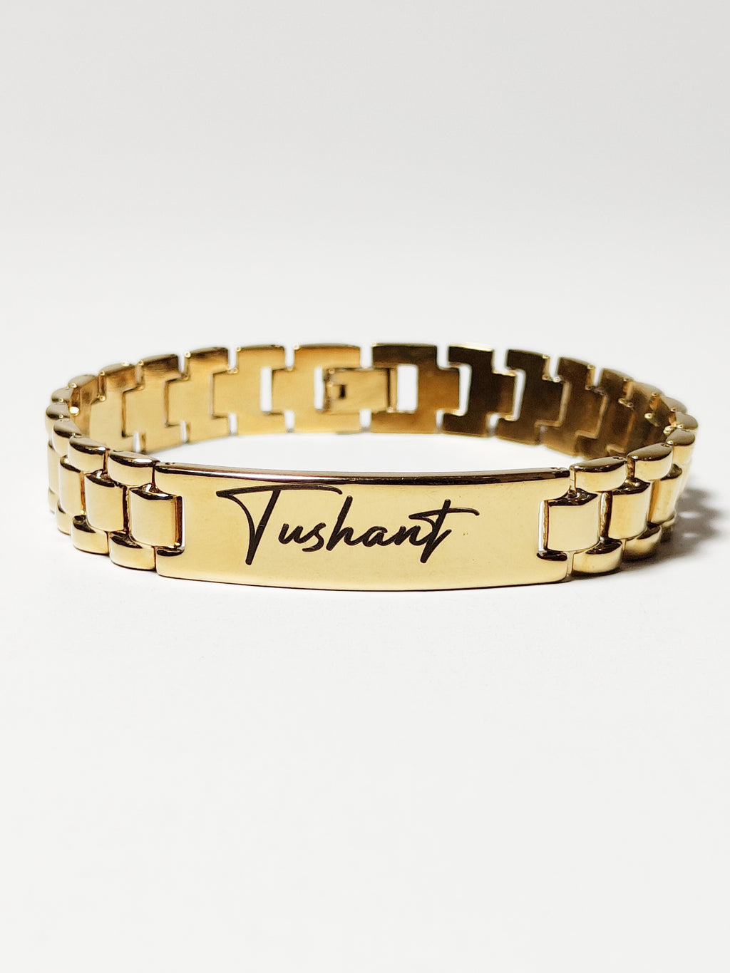 Personalised Chain Bracelet - Black