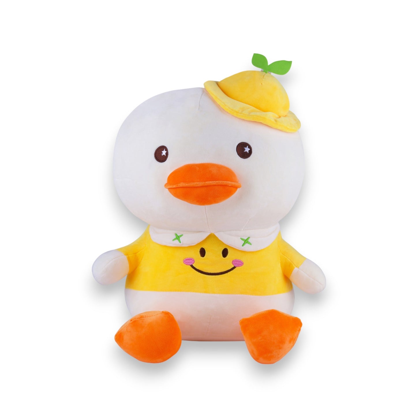 Cute Yellow Duck Soft Toy with Hat