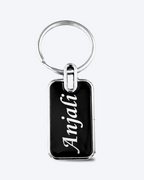 Personalised Rectangle Metal Keychain