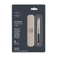 Parker FRONTIER Chrome Plated Stainless Steel CT Ball Pen (Blue)